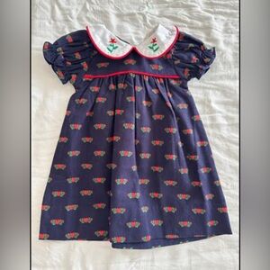 NEW The Beaufort Bonnet Company Flannel Holly Day Dress holiday/winter dress